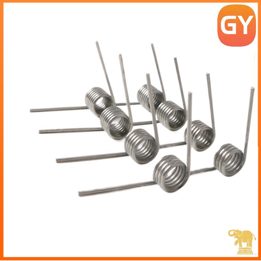 Sus304 d0.7mm OD4/4.5/5/5.5/6/7/8/9mm V-shaped spiral torsion spring angle 60/90/120/180 องศา[GYYY]