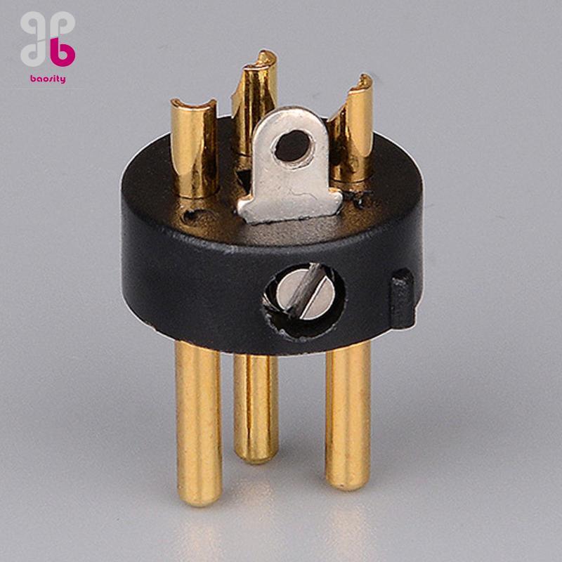 [Baosity] 10 ชิ้น Mic 3 Pin Connector Mic ปลั๊ก XLR เปลี่ยนชิ้นส่วนติดตั้งง่ายเสียงไมโครโฟน
