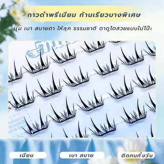 【G01 นางมาร】 Milaiขนตาปลิมกาวในตัว ตาโต หวานละมุน ธรรมชาติ ติดได้ทุกวัน