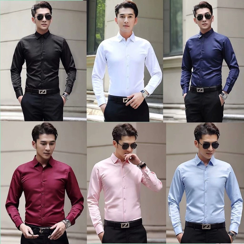 เสื้อเชิ้ตสีขาวล้วน เสื้อเชิ้ตทำงาน เสื้อเชิ้ตธุรกิจ เสื้อเชิ้ตใส่กับสูท เสื้อเชิ้ตใส่ออกงานแต่ง เสื้อเชิ้ตยูนิฟอร์ม