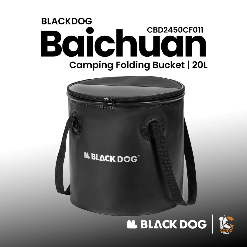 BD095 BLACKDOG CBD2450CF011 _ Baichuan - ถังพับแคมป์ปิ้ง 20L