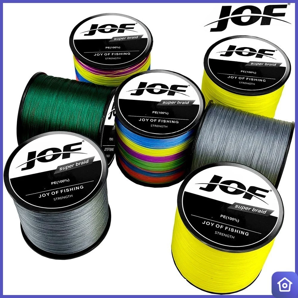 สายเอ็นตกปลา JOF PE ถัก 4 เส้น/8 เส้น/9 เส้น ยาว 1000 เมตร แรงดึงสูง เหมาะสำหรับตกปลา PE4/PE8/PE9 พร้อมส่ง‼️