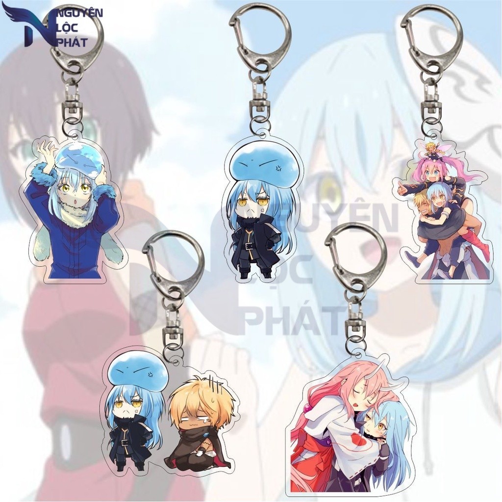 ครั้งนั้นฉันกลับชาติมาเกิดพวงกุญแจอะคริลิคอนิเมะ Slime Rimuru nlp