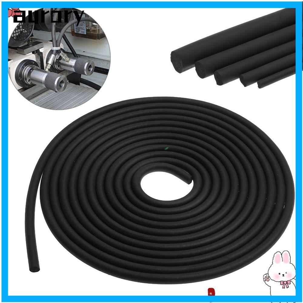 AURORY 5M Car Door Edge Protector โฟมยางยืดหยุ่น O Shape ทนความร้อน Weatherstrip