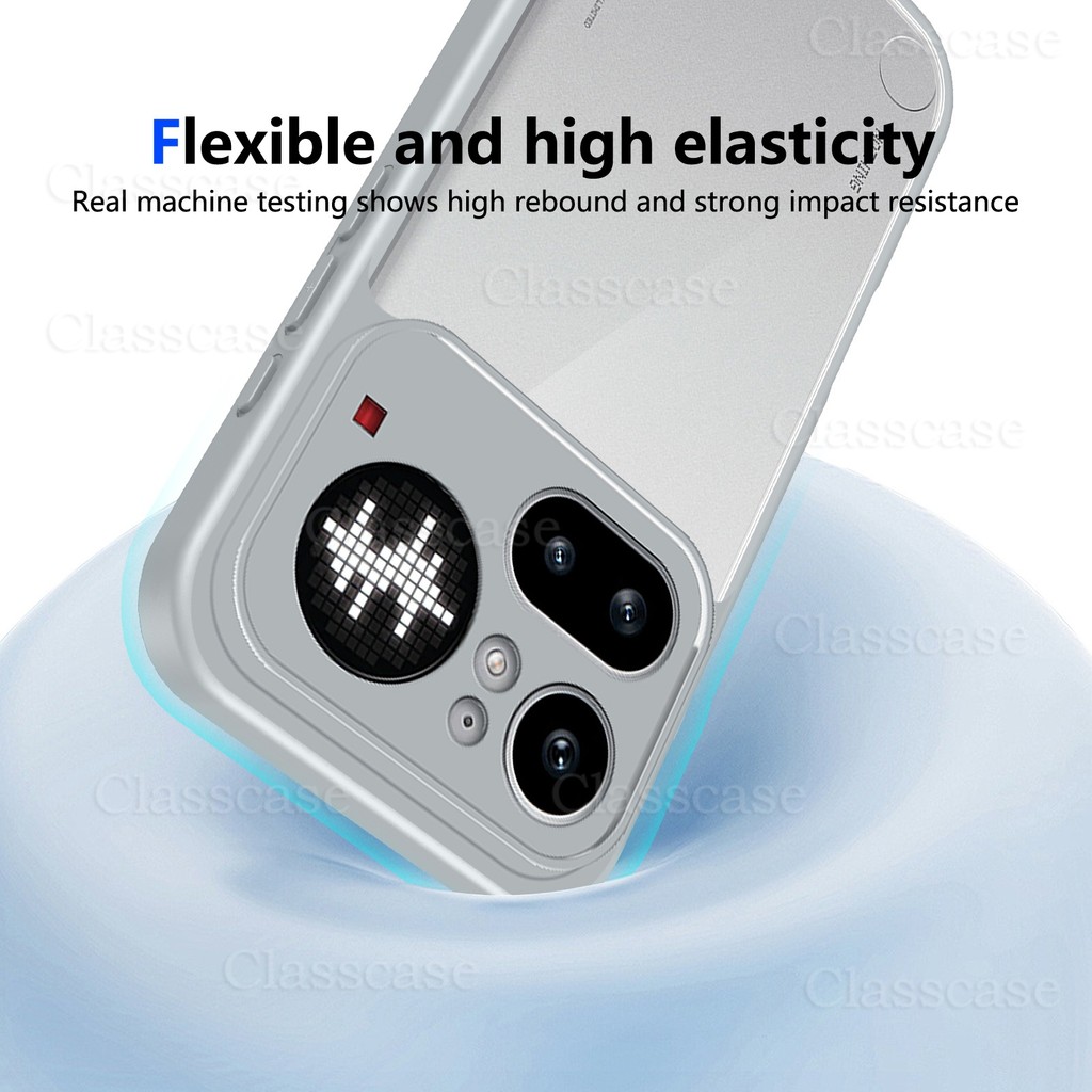 ปลอกสําหรับโทรศัพท์ไม่มีอะไร 4a 4 a Pro 4aPro Phone4a Phone4aPro 2026 Anti-Scratch โปร่งใสแฟชั่นหรูหรา PC + TPU Hard เคสโทรศัพท์กันกระแทกกล้องป้องกันปกหลัง ราคา ถูกที่สุด ดีลบีเคเค แกลเลอรีภาพที่ 5