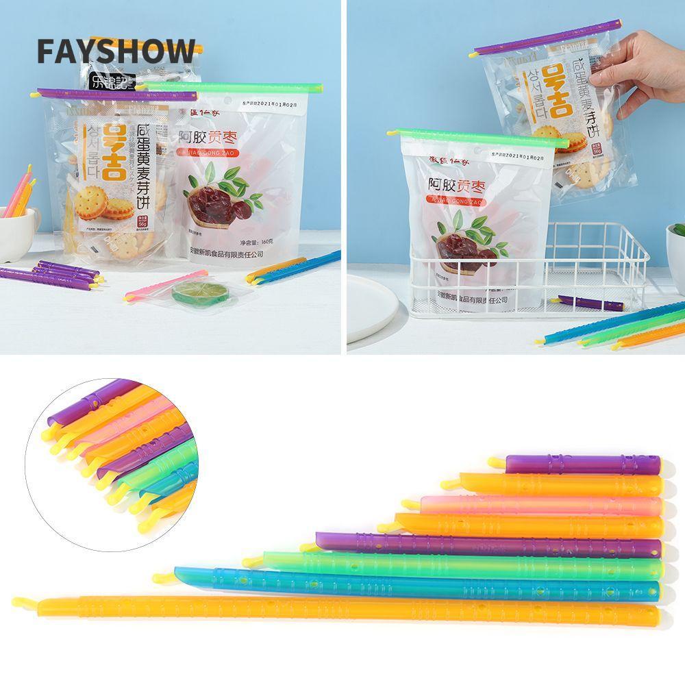 FAYSHOWTH 5PCS Magic Sealer Stick นํากลับมาใช้ใหม่บ้านพลาสติกสดล็อค