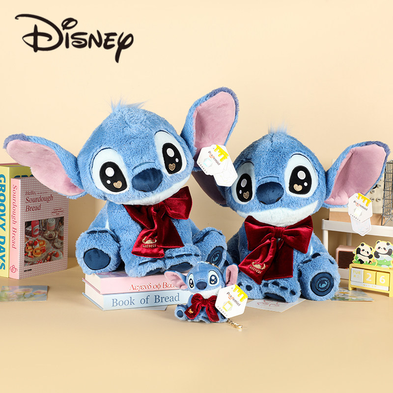 Disney ของแท้ที่ได้รับอนุญาต Stitch Love ของขวัญตุ๊กตาตุ๊กตาจี้ตุ๊กตา Stitch ของเล่นตุ๊กตา Ragdoll