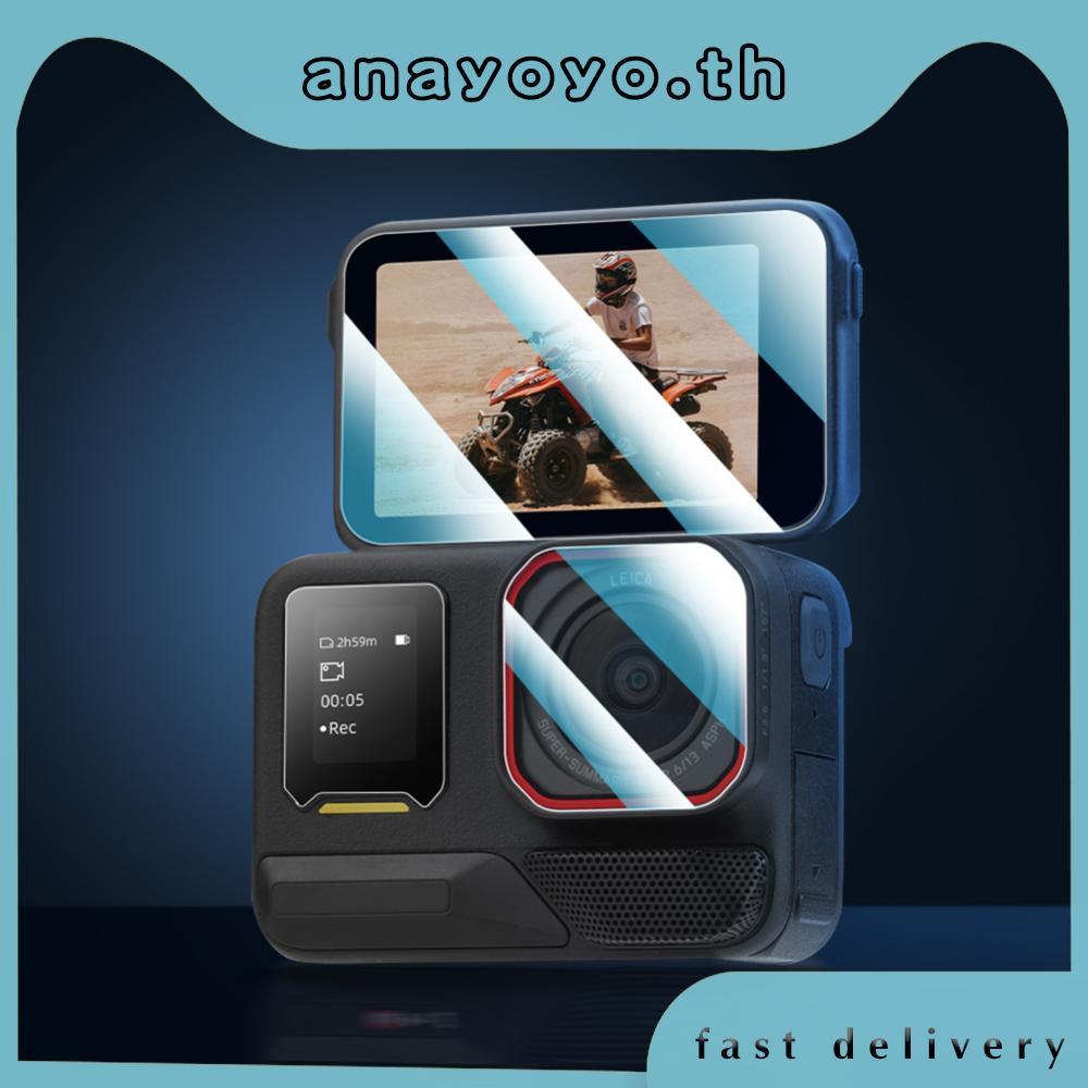 [anayoyo.th] ฟิล์มกันรอยหน้าจอเลนส์กระจกนิรภัยสําหรับ Insta360 Ace Pro 2