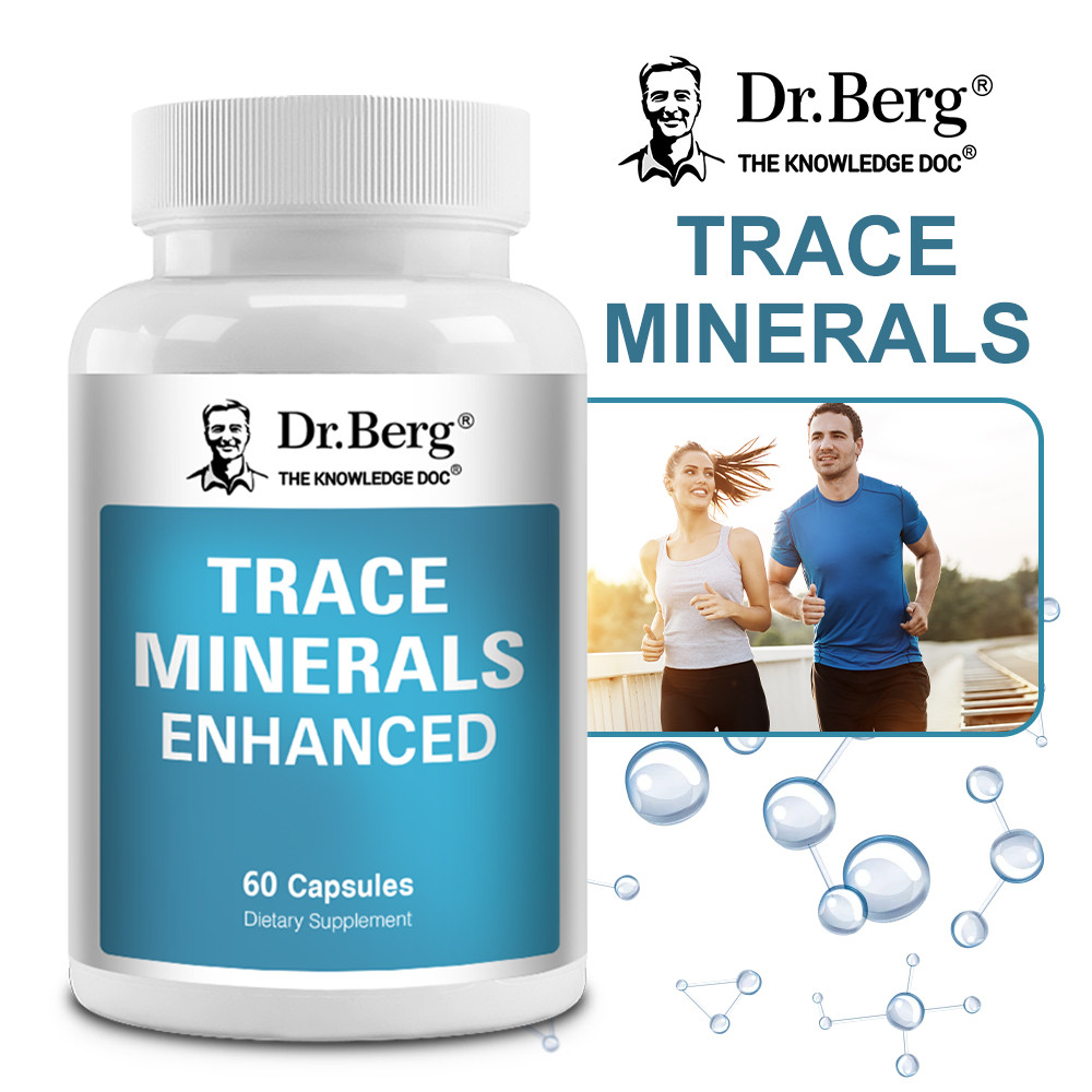 Dr. Berg Multi Minerals Enhanced 60 แคปซูล - แร่ธาตุรวม 10 ชนิด (ไอโอดีน, ซิงค์, เซเลเนียม) ช่วยเสริมการทำงานของต่อมไทรอยด์และภูมิคุ้มกัน