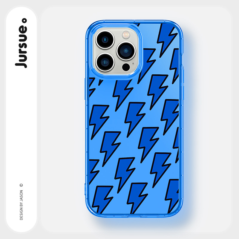JURSUE เคสไอโฟน เคสนุ่มกันกระแทกมีสไตล์ตลก ศิลปะนามธรรม เคสโทรศัพท์ for iPhone 17 Air 16 15 14 13 12