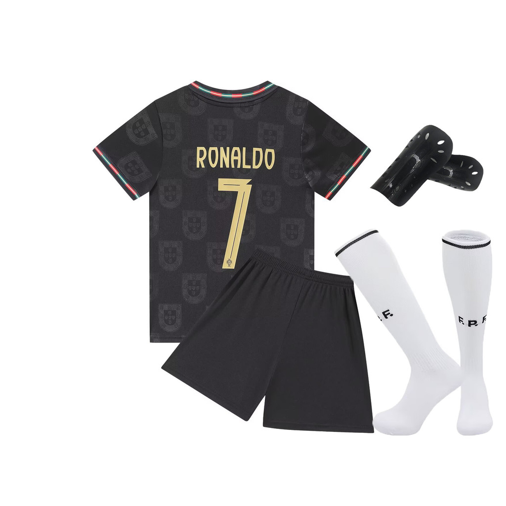 ชุดกีฬาสําหรับเด็กเสื้อฟุตบอลชุดฝึกซ้อมฟุตบอลกลางแจ้งเสื้อเจอร์ซีย์แห้งเร็วสําหรับเด็ก