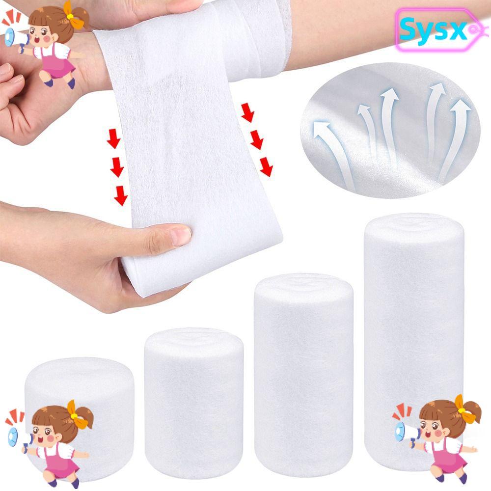 SYSX Cast Padding Wrap, ดูดซับ Breathable Undercast Padding Roll, Soft Cotton Gauze Roll