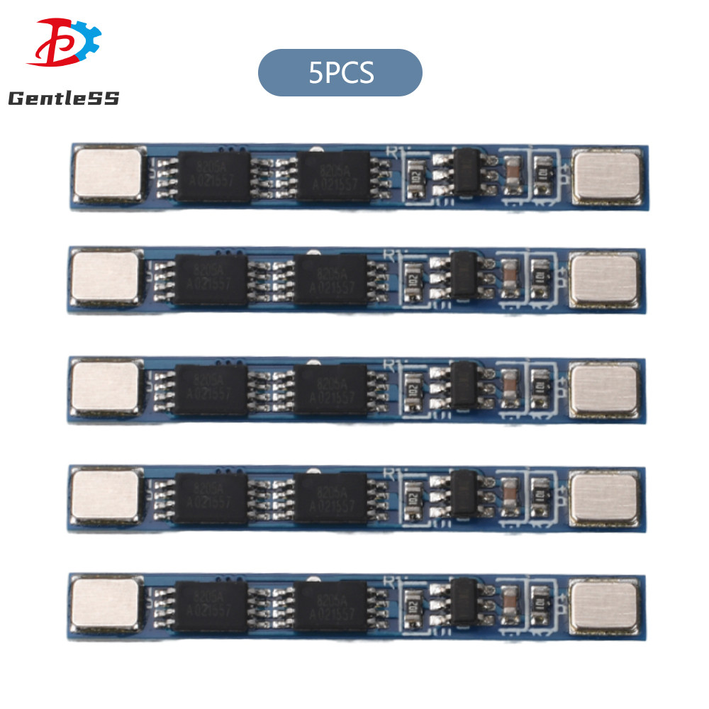 5PCS 1S 3.7V 4A Li-ion แบตเตอรี่ชาร์จโมดูล 2MOS BMS 18650 แบตเตอรี่ป้องกัน