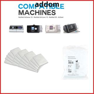 ADDOM ตัวกรอง CPAP 10 ชิ้น, ตัวกรองโฟมแบบใช้แล้วทิ้งที่สะดวก…