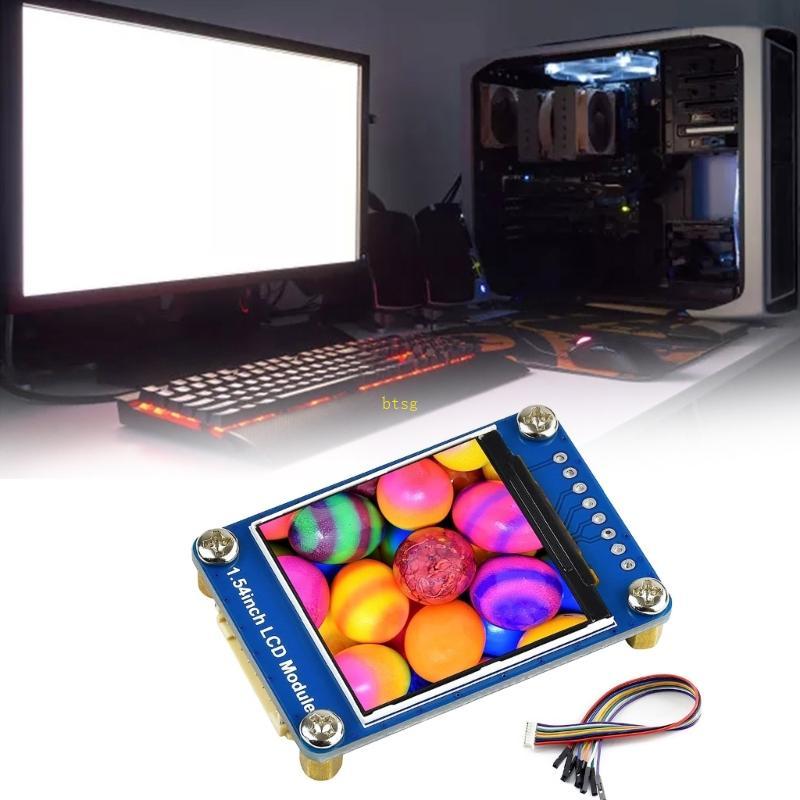 Btsg ST7789 ไดรฟ์ 240240 1 54 65K สีโมดูล LCD SPI ควบคุม