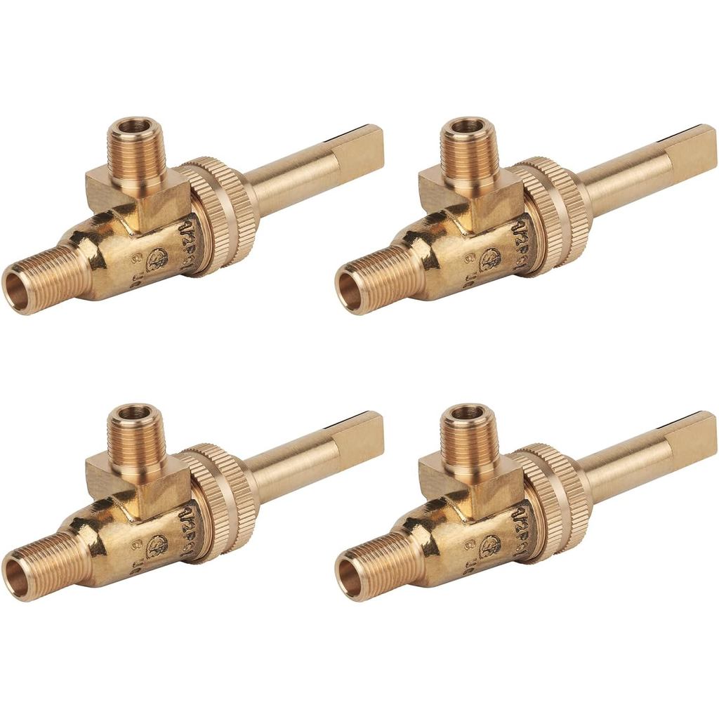 4418500200 GAS BURNER วาล์ว 1/8" Mpt X 3/8-27 สําหรับ Jade Range Generic - วาล์ว, เตา Hoiz แยก (4 แพ