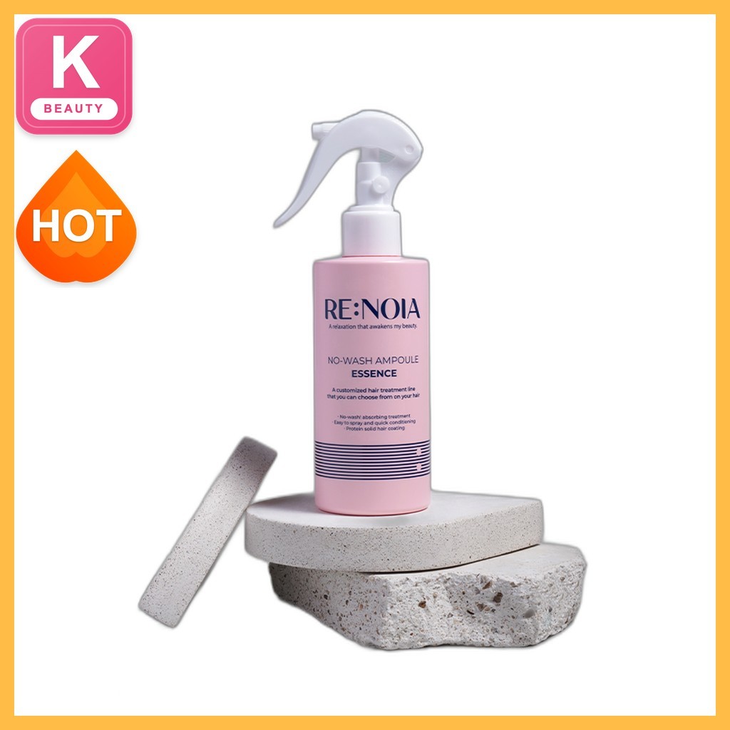 [daiso] Re:noia No-Wash Ampoule Essence, 200ml, 1pc / Korean No-Wash Essence / Frizz Control / ของแท