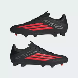 adidas ฟุตบอล รองเท้าฟุตบอล F50 LEAGUE Firm Ground / Multi Ground Unisex สีดำ JR8989