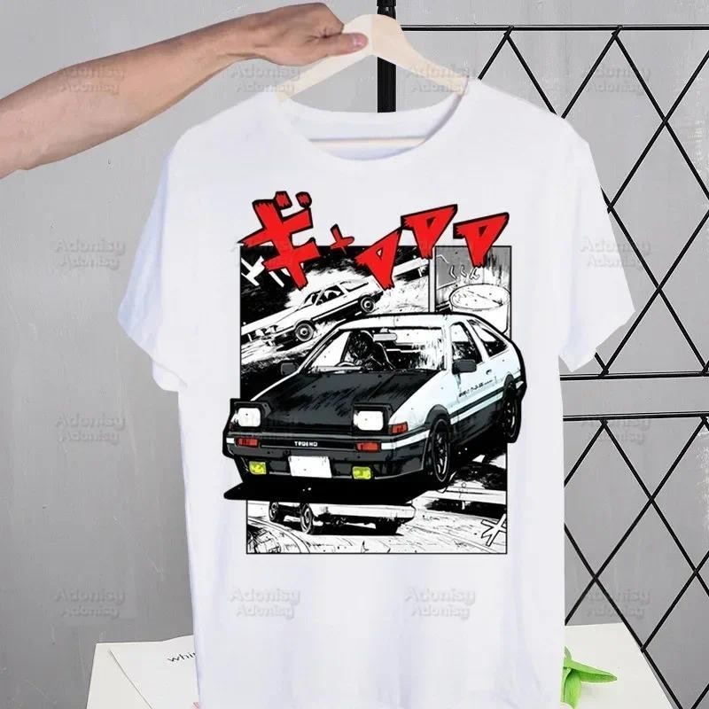 เสื้อยืด.Initial.D.AE86.Takumi.Fujiwara.แขนสั้น.สำหรับฤดูร้อน