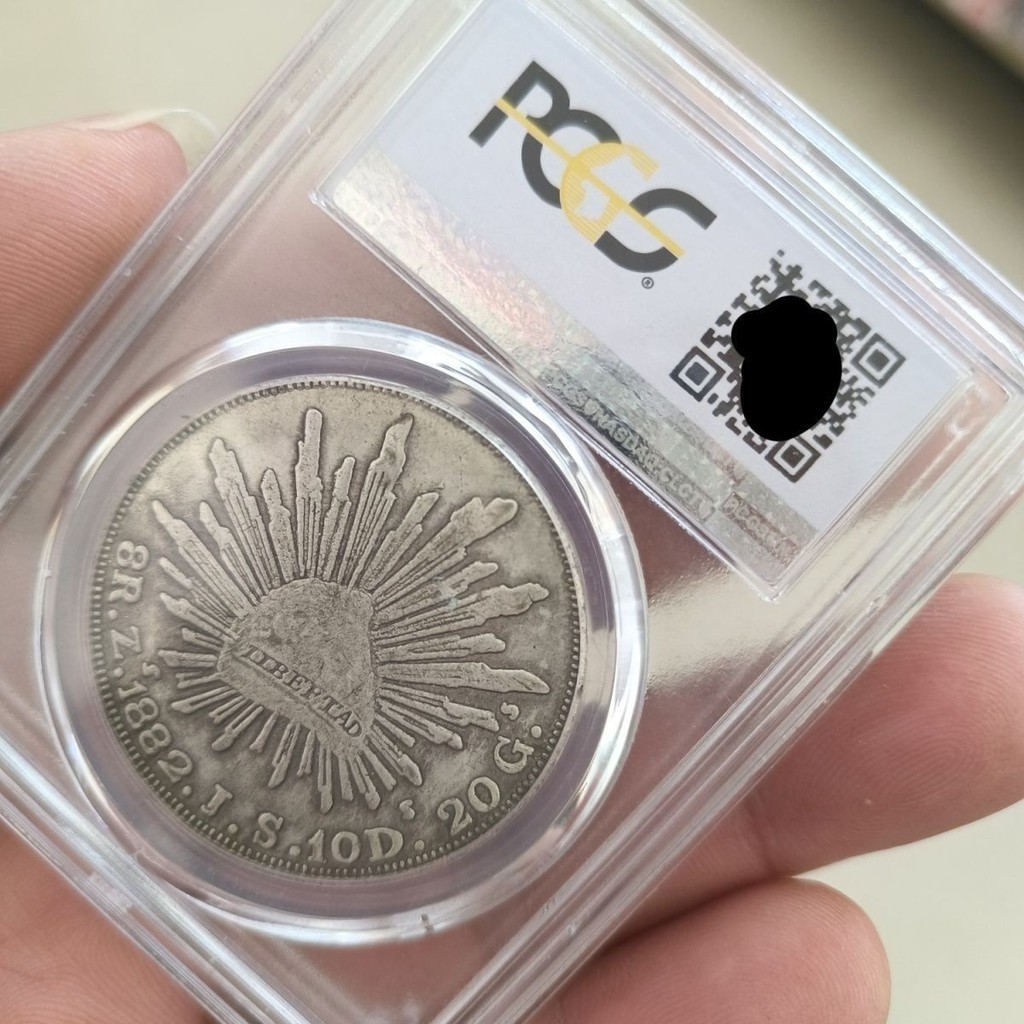 เหรียญโบราณจากต่างประเทศ แบบ PC Flash Condor Mexicano Ocean Dollar Coin Collection