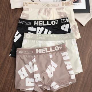 【แพ็ก 4 ตัว】ชุดชั้นในชาย กางเกงบ็อกเซอร์ ไซส์ใหญ่ ระบายอากาศ…