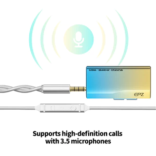 EPZ TP35 Pro ถอดรหัสหูฟังแบบพกพาเครื่องขยายเสียง HiFi USB DAC AMP CS43198 ชิป DAC * 2 Professional gaming การ์ดเสียง