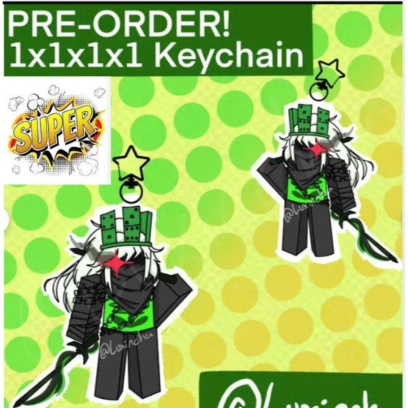 PRE พวงกุญแจ 1x1x1x1 พวงกุญแจ Forsaken