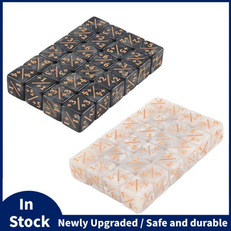 48 ชิ้น 16 มม. เครื่องนับลูกเต๋า Token Dice Loyalty Dice D6 Dice Cube สําหรับ,,,การ์ดเกม