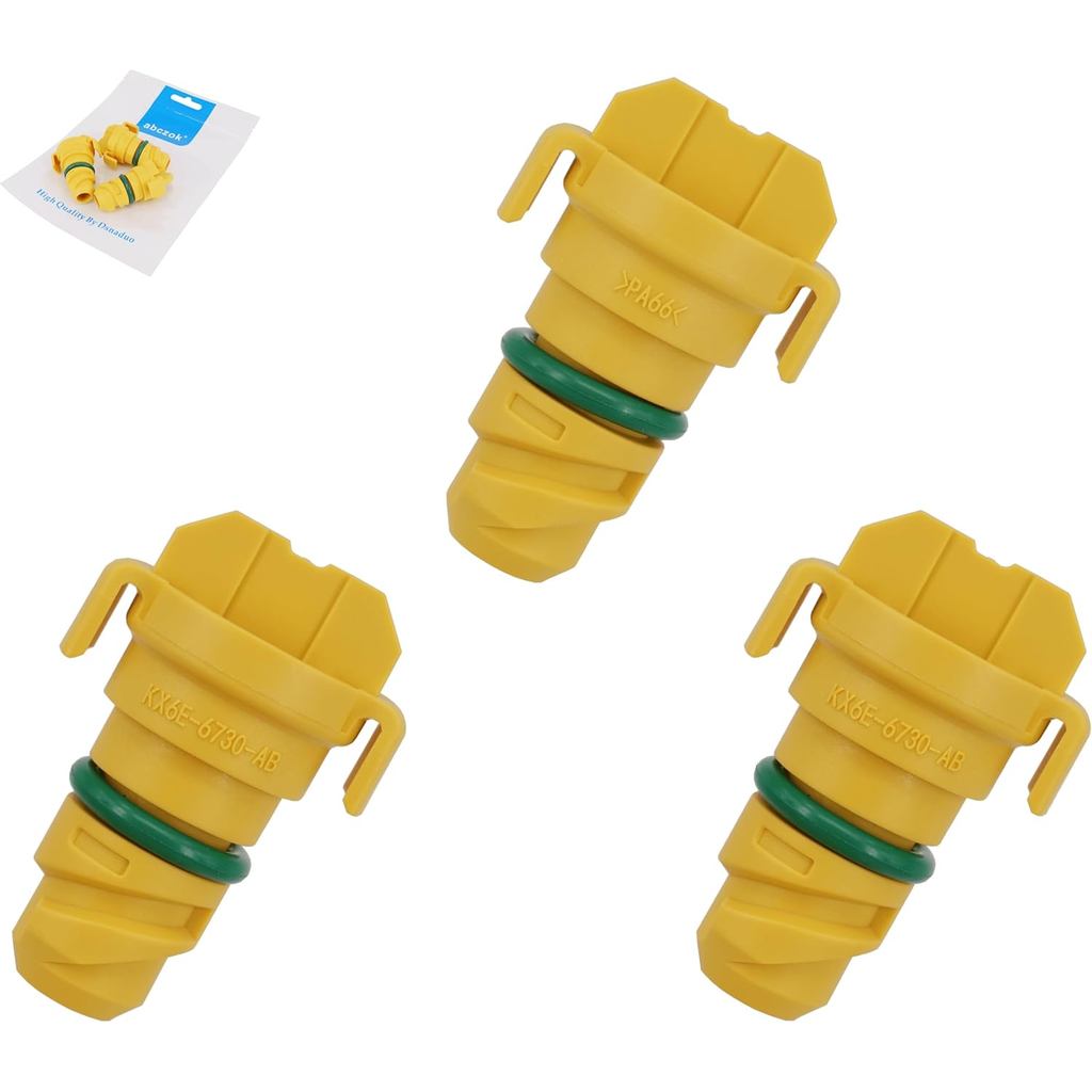 3PCS น้ํามันท่อระบายน้ําปลั๊ก Fit สําหรับ 2011-2024 Ford F-150 Mustang Bronco Edge Explorer Lincoln 