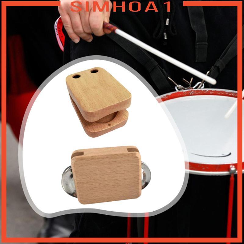 [Simhoa1] Cajon Companion Box Drum Wood Accessory Hand Percussion Kit Professional Stage Portable fo