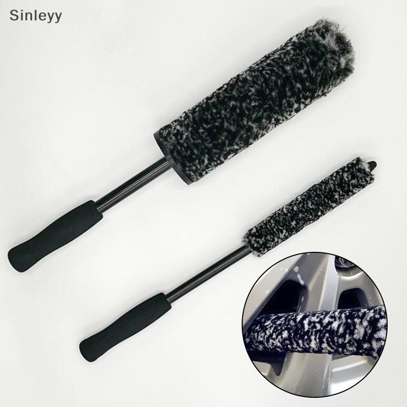 NLE ไมโครไฟเบอร์ล้อแปรงลื่นทําความสะอาดง่ายรถเส้นใยแปรงล้อแปรงทําความสะอาดรายละเอียดแปรงสําหรับรถจัก