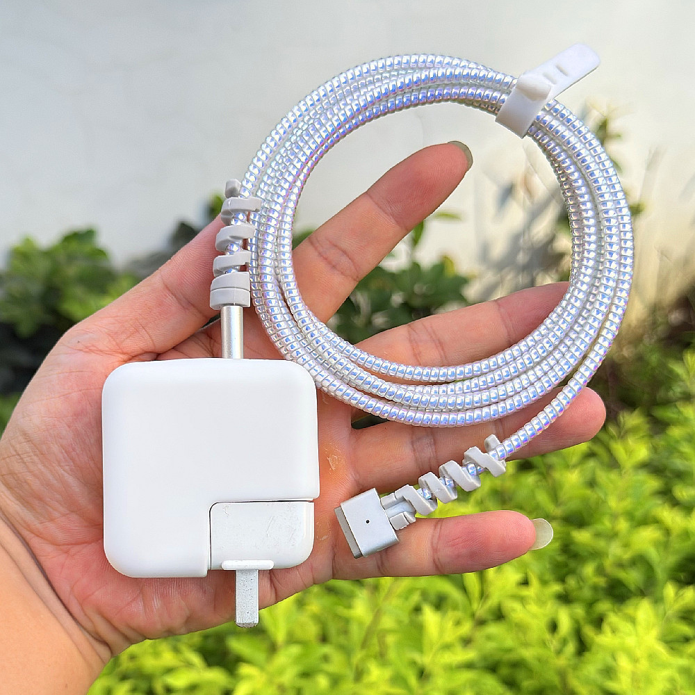 เหมาะสําหรับแล็ปท็อป Apple Macbook Case 30W 35W 70W Charger Data Cable Protective Case Winding Rope