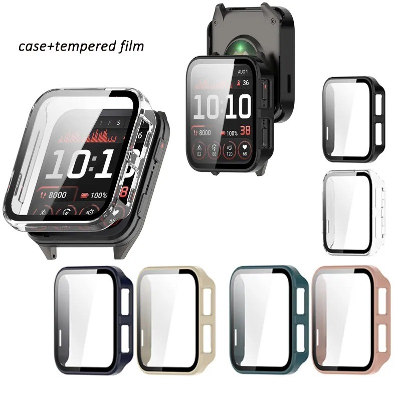 นาฬิกาสําหรับ Garmin VenuX1 PC Case + กระจกนิรภัยป้องกันหน้าจอสําหรับ Garmin Venu X1 Hard Shell กรอบกันชนกรณีฝาครอบ