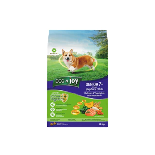 [8-10กก] Dog n Joy ด็อกเอ็นจอย อาหารเม็ดสุนัข เกรดพรีเมียม สำหรับอาหารสุนัขโต 1 ปีขึ้นไป ขนาด 8-10 kg