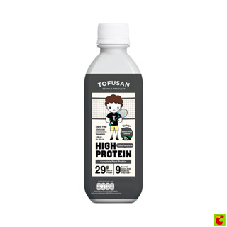 โทฟุซัง นมถั่วเหลือง สูตรโปรตีนสูง รสงาดำ 350 มล.