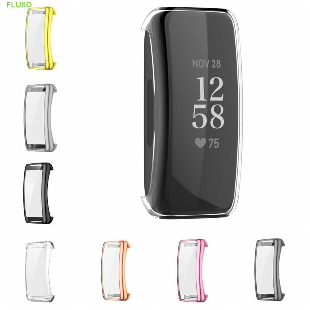 ฝาครอบนาฬิกา FLUXO Inspire 3, ป้องกันรอยขีดข่วนรวมทุกอย่าง Fitbit Inspire 3 ตัวป้องกันหน้าจอ, เคสฝาค