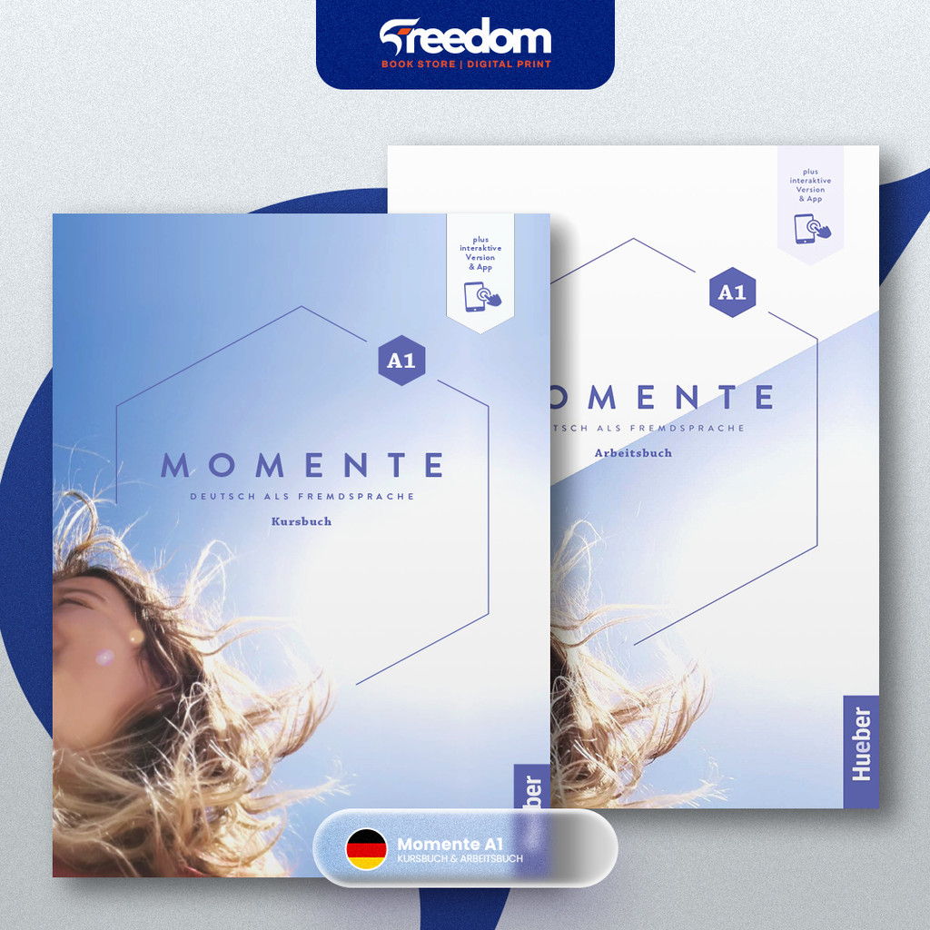 Momente A1 Kursbuch & Arbeitsbuch – หนังสือเรียนรู้ A1 ระดับเยอรมันสําหรับผู้เริ่มต้น