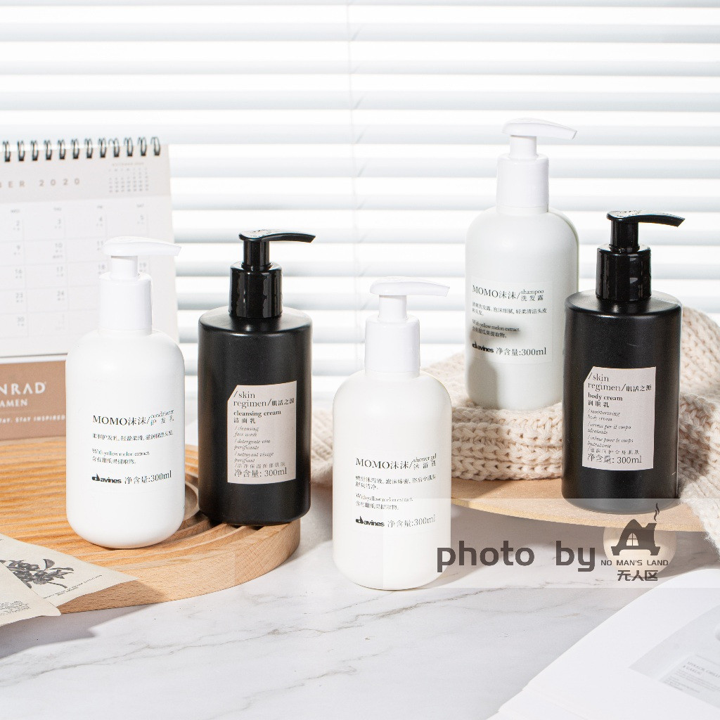 W Hotel DAVINES MOMO Shampoo, Body Wash, Conditioner, Body Lotion, and Facial Cleanser 300ml 6E5G
