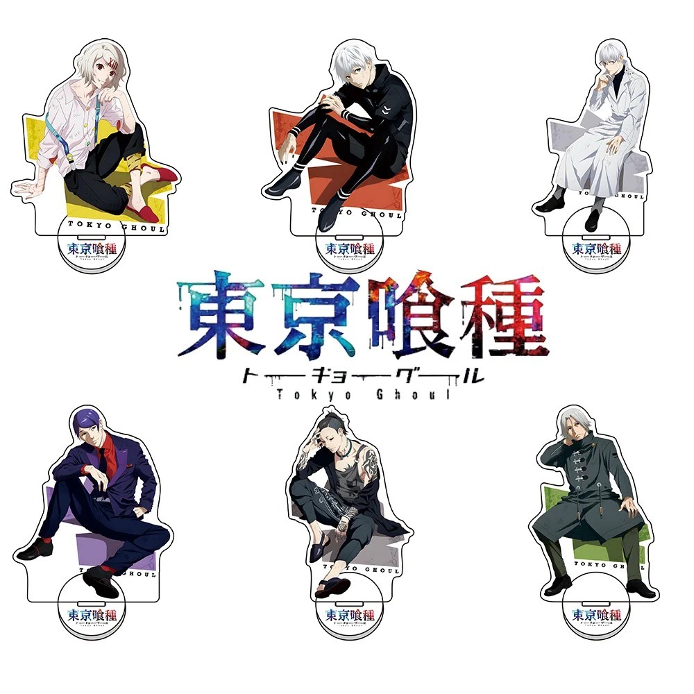 Standee อะนิเมะ Tokyo Ghoul Tokyo Ghoul รุ่น Mica Kaneki Ken Juuzou Suzuya จอแสดงผลโต๊ะศึกษาอุปกรณ์เ
