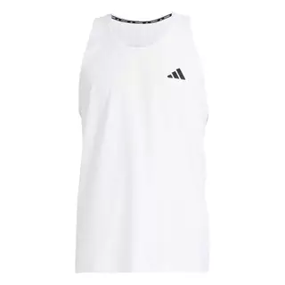 adidas วิ่ง เสื้อกล้าม Own the Run ผู้ชาย สีขาว IK7435