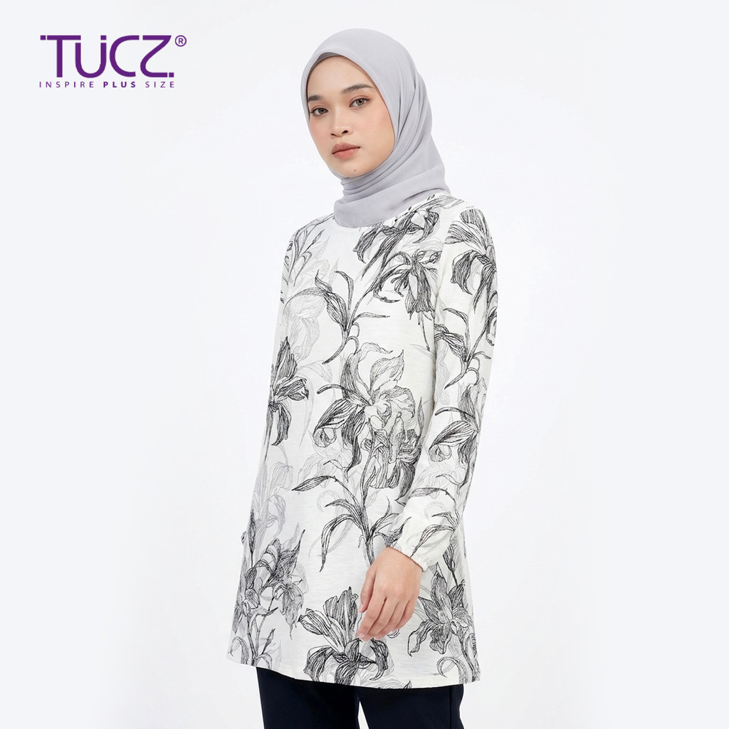 Tucz Womens Leaf Patterned Sleeve 3520/3521/3522 : ไซส์ 36-55