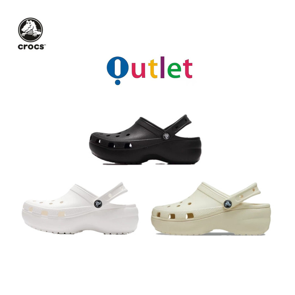 Crocs PLATFORM CLOG รองเท้าลำลองผู้หญิง