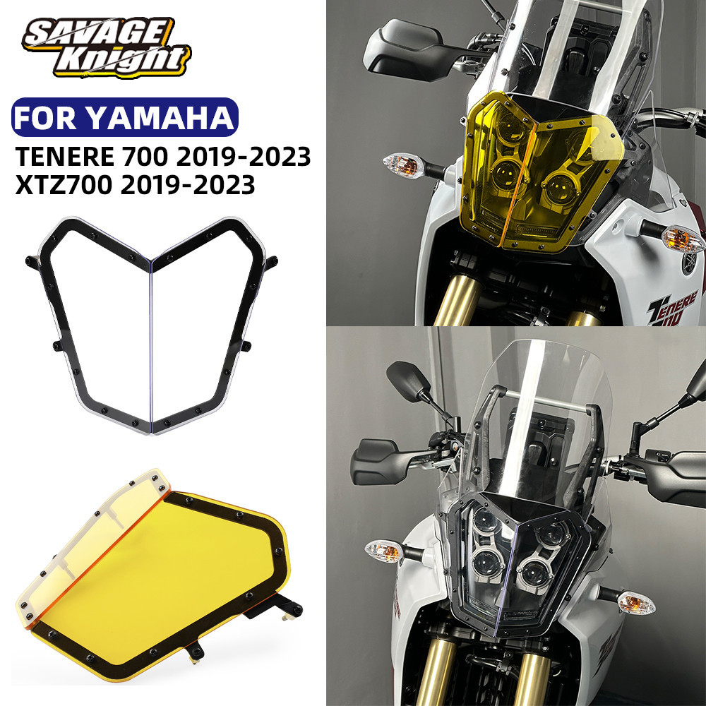 SC Tenere700 Headlight Protector Cover For YAMAHA Tenere 700 RALLY World Raid XT700Z Motorcycle Gril