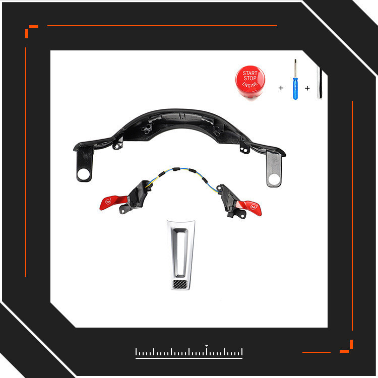 เหมาะสําหรับ BMW/G30M พวงมาลัย M1/M2 ปุ่มการปรับเปลี่ยนรถอะไหล่ G30 G01 G11 G012Sport คุณภาพสูงพร้อม