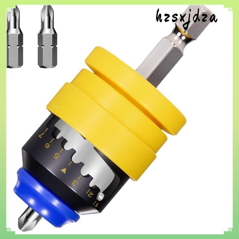 Drywall Screw Setter, 2 เปลี่ยน Drywall Bits & Magnetic Holder,พร้อมไฟฟ้า/สว่านกระแทก,สําหรับ Drywal