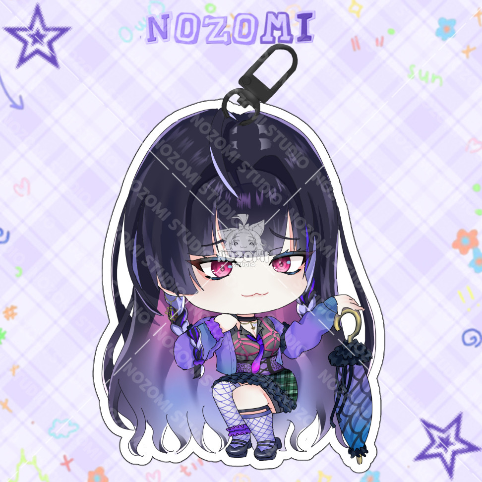 Ganci / Akrilk Standee / Wiggly Chibi VTUBER NIJISANJI MELUCO KYORAN