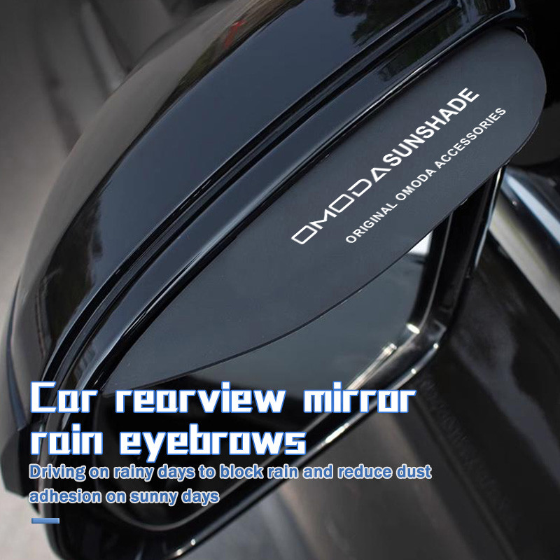 2PCS กระจกมองหลังรถยนต์คิ้วกันฝนสําหรับ Chery Omoda 5 E5 9 C3 C5 C9 C3 EV PRO PHEV FX 2024 2025