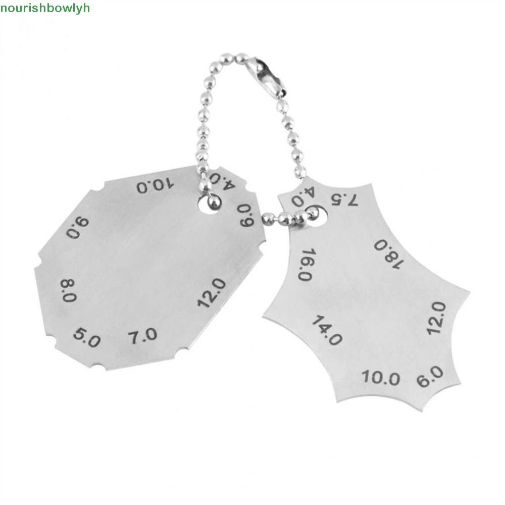 NOURISHBOW Weld Gauge, Tee Joint Fillet Weld Weld Weld Gauge, มุมขวาคอความลึกขายาวสแตนเลสเครื่องเชื่