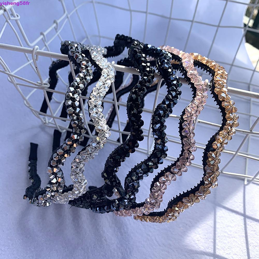 YISHENG Wave Headband หรูหราและหวาน สำหรับผู้หญิง