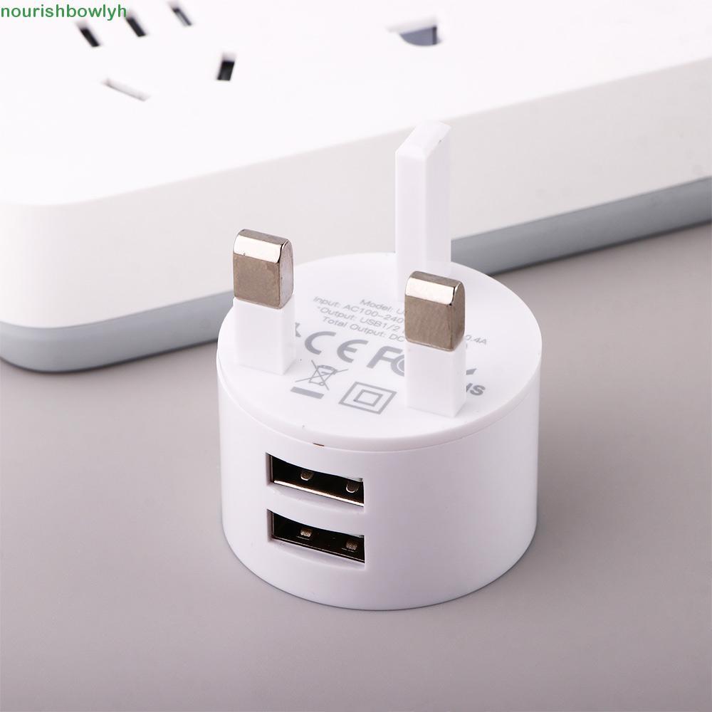 NOURISHBOW Dual Usb Round Charger EU US Quick Charge Mini Adapter Travel Charger Charger Adapter Tra